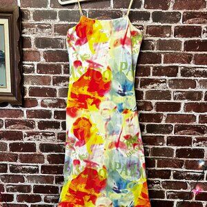 Parasucco Abstract Print Midi Dress